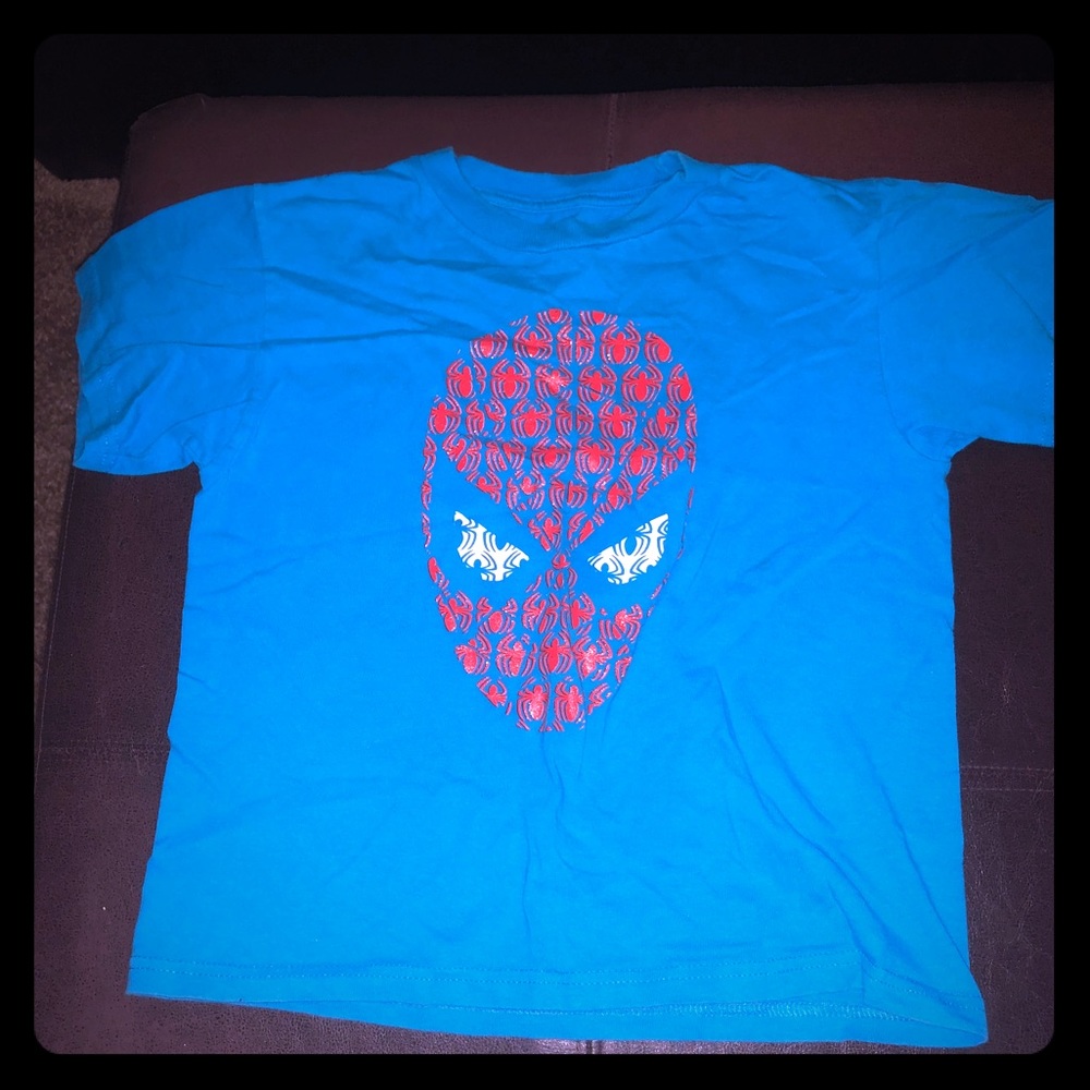 Boys Red & blue Spider-Man shirt